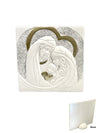 RESIN HOLY FAMILY - SQUARE SIZE: 85 X 90MM