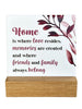 FLEUR SERIES CERAMIC PLAQUE - HOME