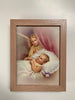 FRAMED PRINT – GUARDIAN ANGEL WITH CHILD (3.5×5.5)