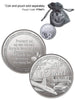 POCKET TOKEN/ OPEN COIN - VARIOUS STYLE 35MM ZINC ALLOY