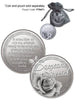 POCKET TOKEN/ OPEN COIN - VARIOUS STYLE 35MM ZINC ALLOY