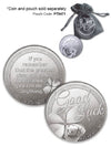 POCKET TOKEN/ OPEN COIN - VARIOUS STYLE 35MM ZINC ALLOY