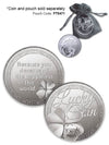 POCKET TOKEN/ OPEN COIN - VARIOUS STYLE 35MM ZINC ALLOY