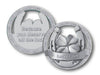 POCKET TOKEN/ OPEN COIN - VARIOUS STYLE 35MM ZINC ALLOY