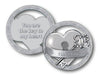 POCKET TOKEN/ OPEN COIN - VARIOUS STYLE 35MM ZINC ALLOY