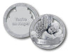 POCKET TOKEN/ OPEN COIN - VARIOUS STYLE 35MM ZINC ALLOY
