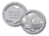 POCKET TOKEN/ OPEN COIN - VARIOUS STYLE 35MM ZINC ALLOY