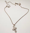 Sterling Silver filigree Little cross pendant - necklace 45cm