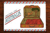 Melbourne Suitcase - Australian Postcard