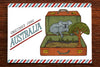 Melbourne Suitcase - Australian Postcard