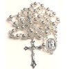 Catholic Rosary - SILVER FILIGREE BEADS 8MM