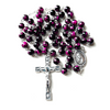 Catholic Rosary - Purple & Black