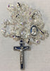 Catholic Rosary - CRYSTAL BEADS BLUE