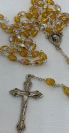 Catholic ROSARY – CRYSTAL TOPAZ