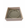 Stainless Steel Bangle Bracelet with cross