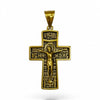 Stainless Steel Gold Crucifix