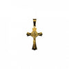 Stainless Steel Gold Crucifix with St Benedict Medal (Copy)
