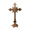 LARGE STANDING METAL CRUCIFIX 33CM