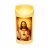 LED Candle w/ Sacred Image