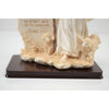 JESUS THE SHEPHERD STATUE WITH PLAQUE