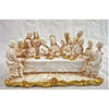 WHITE POLYRESIN LAST SUPPER BIG STATUE