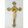 ST BENEDICT WALL RESIN CRUCIFIX 24CM