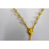 Catholic Rosary - CRYSTAL CLEAR BEADS WITH GOLD CHAIN AND GOLD CRUCIFIX