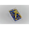 Catholic Rosary - BLUE CRYSTAL BEADS & GOLD CHAIN