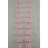 Catholic Rosary - PINK BEADS WITH SILVER CHAIN