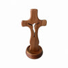 Standing Wooden Crucifix w/ Magnetic Stand 13cm