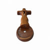 Standing Wooden Crucifix w/ Magnetic Stand 13cm