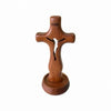 Standing Wooden Crucifix w/ Magnetic Stand 13cm