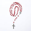 Catholic Rosary - WOOD DARK BROWN, BLACK or RED WOOD