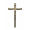 WHITE HANGING WALL WHITE CRUCIFIX WITH SQUARE EDGES CROSS