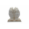WHITE POLYRESIN LAST SUPPER IN HAND LARGE STATUE