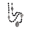 ROSARY SEVEN DOLOR WITH WOOD BEADS BLACK