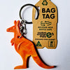 Kangaroo Australia - Keyring made with Recycled Milk Bottle caps