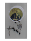 Catholic Rosary – ST BENEDICT GLASS BOXED