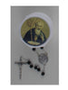 Catholic Rosary – ST BENEDICT GLASS BOXED