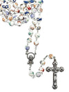 Catholic Rosary – CERAMIC BEADS WHITE 7MM