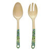 Utopia Australia Salad Server Set with Aboriginal Design