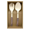 Utopia Australia Salad Server Set with Aboriginal Design