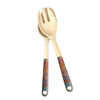 Utopia Australia Salad Server Set with Aboriginal Design