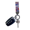 PU Leather Keyring with Aboriginal Design