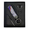 PU Leather Keyring with Aboriginal Design