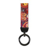 PU Leather Keyring with Aboriginal Design