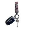 PU Leather Keyring with Aboriginal Design