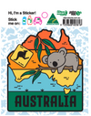 Australia Scene Sticker