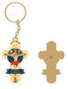 St Paul's Cathedral High Altar Cross Gold Metal Keyring
