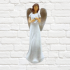 Angels of the Heart - Yael Holding a Heart Polyresin 20cm